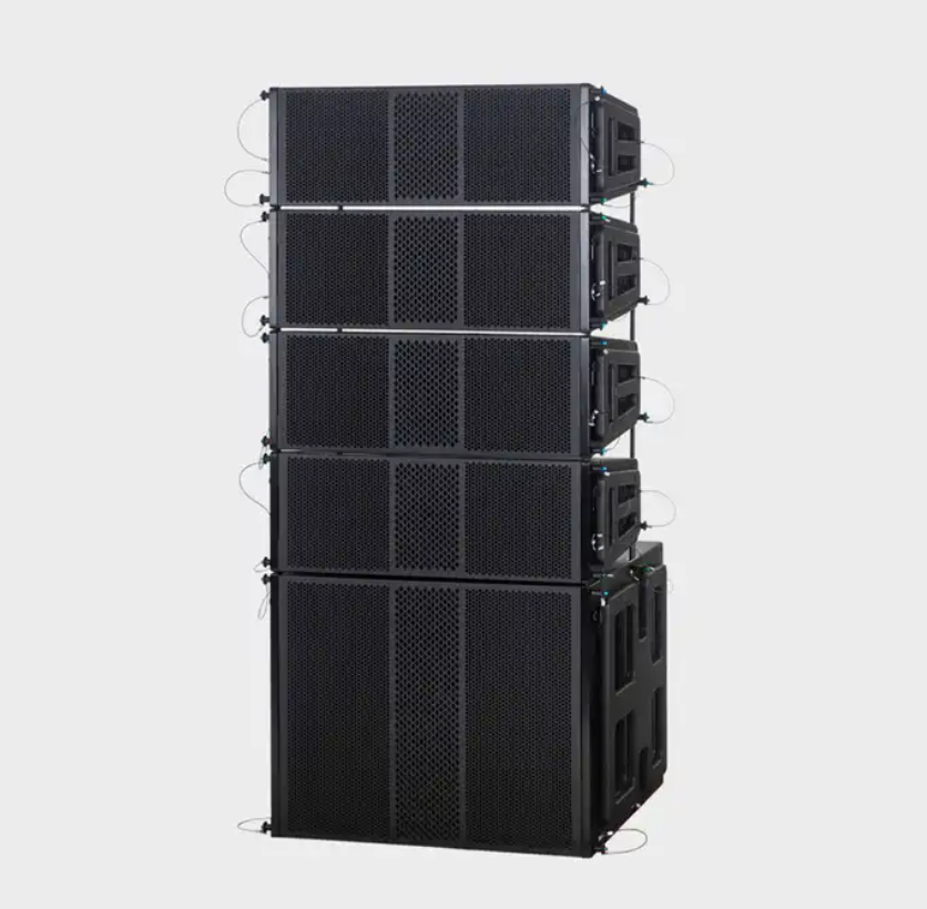 Museeq Audio Active 18 Inch Subwoofer Professional Complete Set Line Array Speakers System for Stage Party Audio