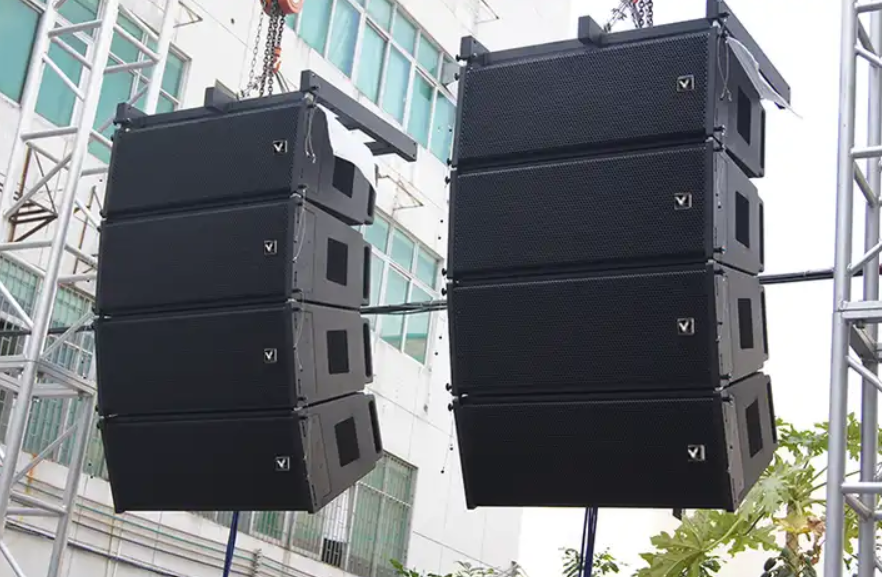 H3L dual 12-inch outdoor large stage performance wedding high-power solid wood speaker line array sound system