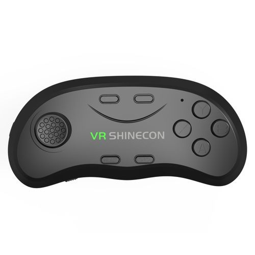 SHINECON Wireless Blue tooth Gamepad VR Controller 3D Glasses - Black