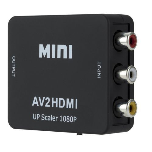 Mini AV To HDMI Mini Video Converter HD 720P 1080P-Black