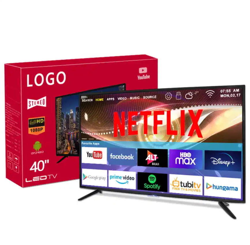 40 Inch Android TV, LED 2K Smart TV