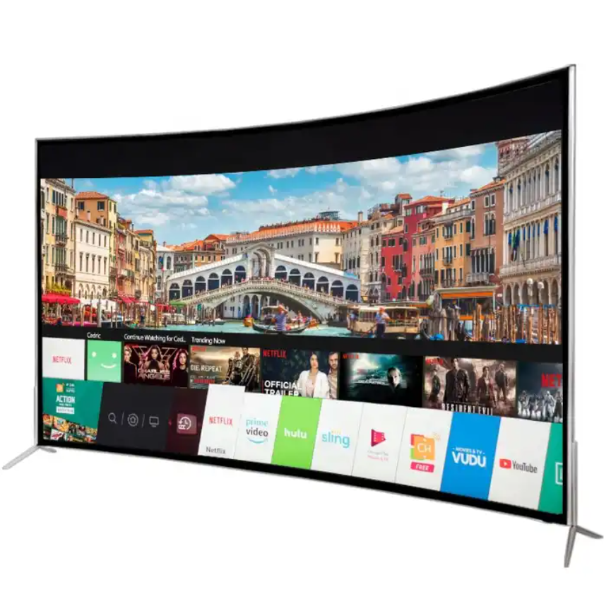 75 Inch Curved Screen Android Wifi Inch TV Smart 4K Ultra HD