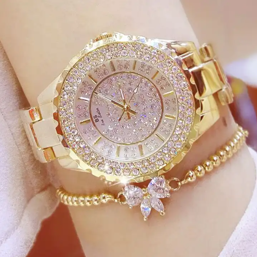 Full Diamond Women Watch BS Explosion Models