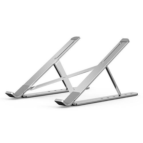 7 Level Adjustable Portable Laptop Stand - Silver