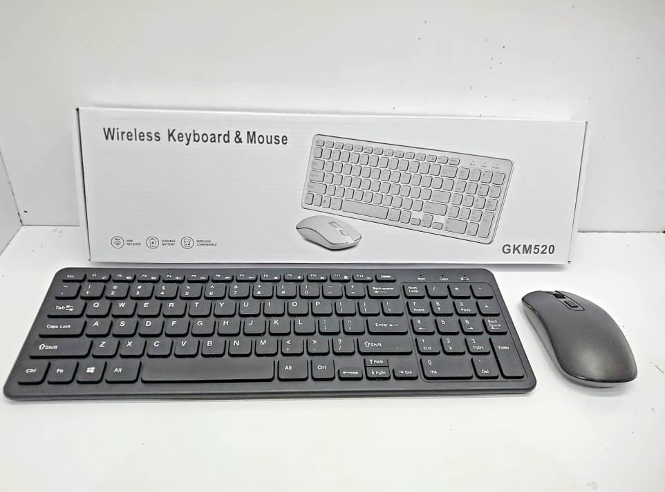 Wireless Keyboard & mouse Kit - Black