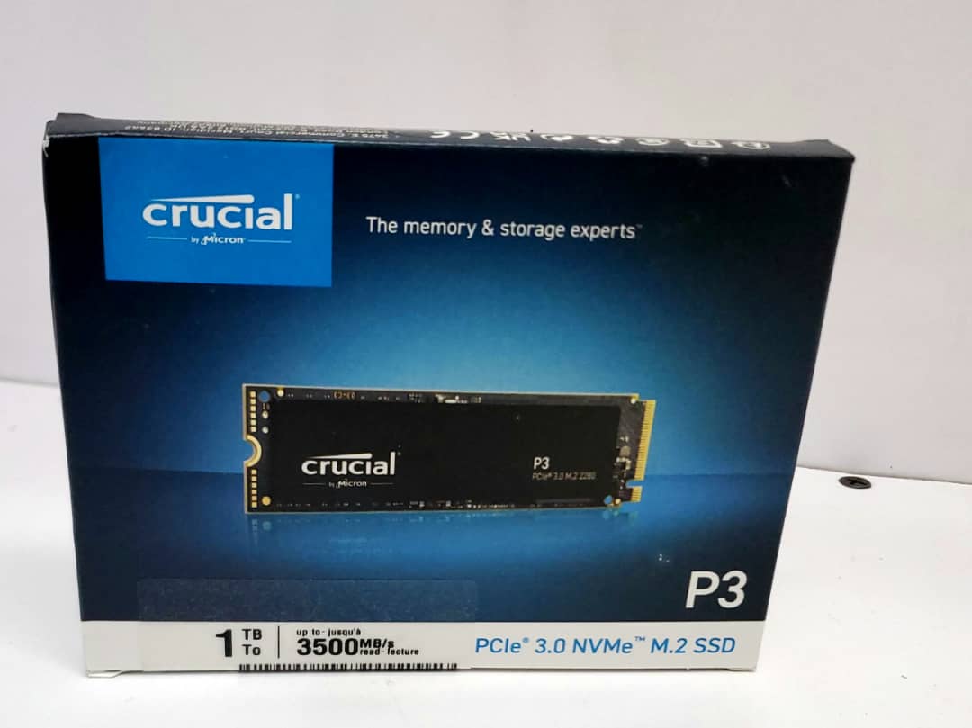 Crucial P3 1TB  - Black