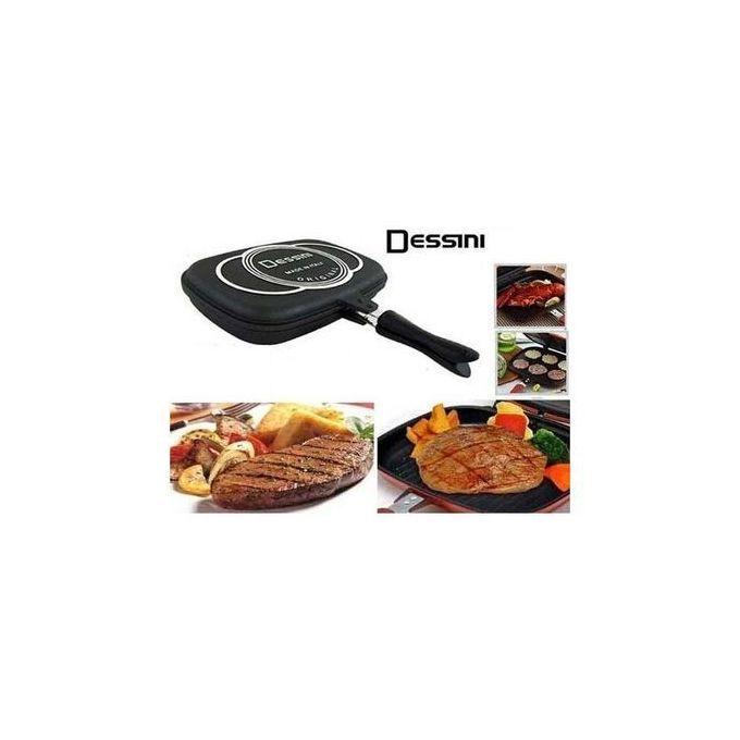 36Cm Dessini Grill Pan – Black