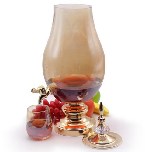 5L Water Jug, Juice Dispenser Can Without The Glass,Brown.