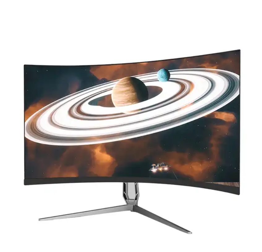 Frameless Curved Desktop ,  75hz 24 Inch Gaming Monitor Curve LCD Monitor ,  144hz LED Computer Gaming