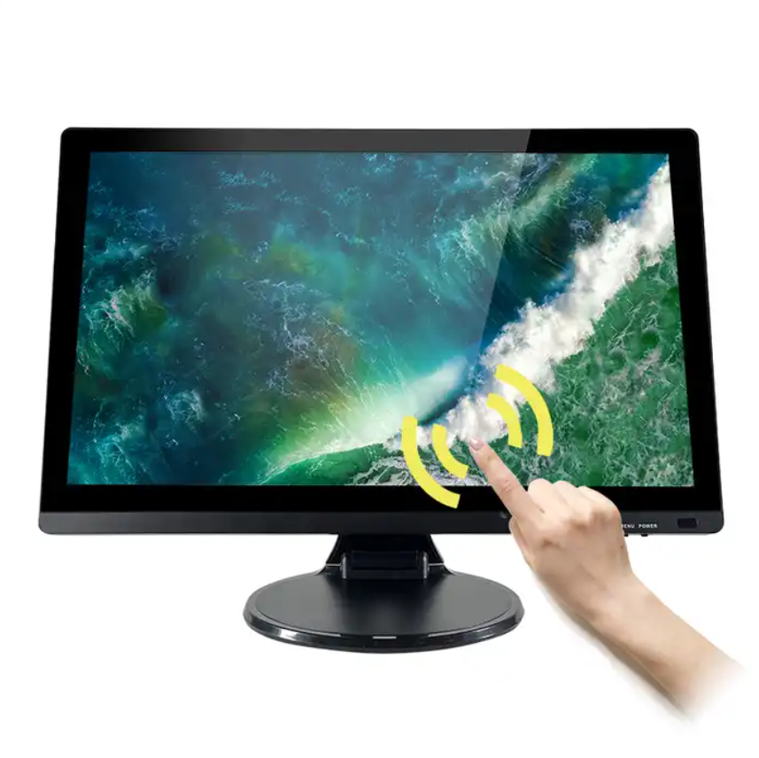 19 Inch VGA LCD USB Touch Screen Monitor LED Backlight Desktop Computer PC Monitor High Resolution Desktop Display