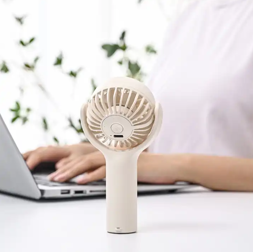 Rechargeable USB handheld portable mini fan summer air cooling rotatable personal pocket mini handheld fan