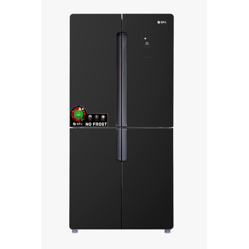 RFG-4BLU559C SPJ REFRIGERATOR 4 DOOR BLACK GLASS DOOR