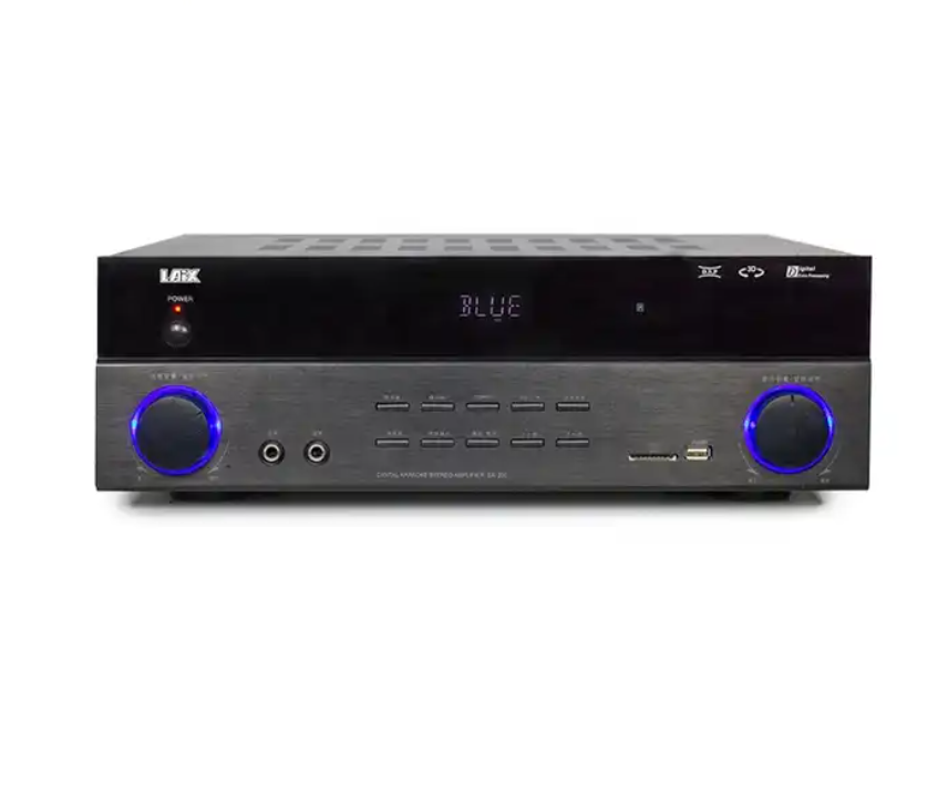 LX-Dsp02 Hi-Fi High End Quality BT Aux Tuner Optical Transistor Amp Dsp Karaoke Amplifier