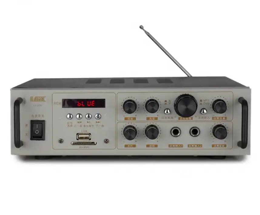 AV-8003 2 Channel Stereo Aux Power Integrated Amplificadores Analog Audio Amplifier