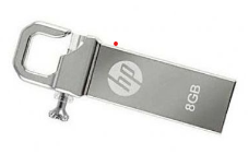 Original 8 GB HP USB Flash Disk - Silver