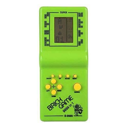 Tetris Brick Game Machine Batteries Included - Green