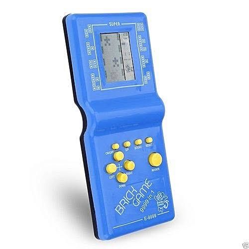 Tetris Brick Game Machine Batteries Included - Blue