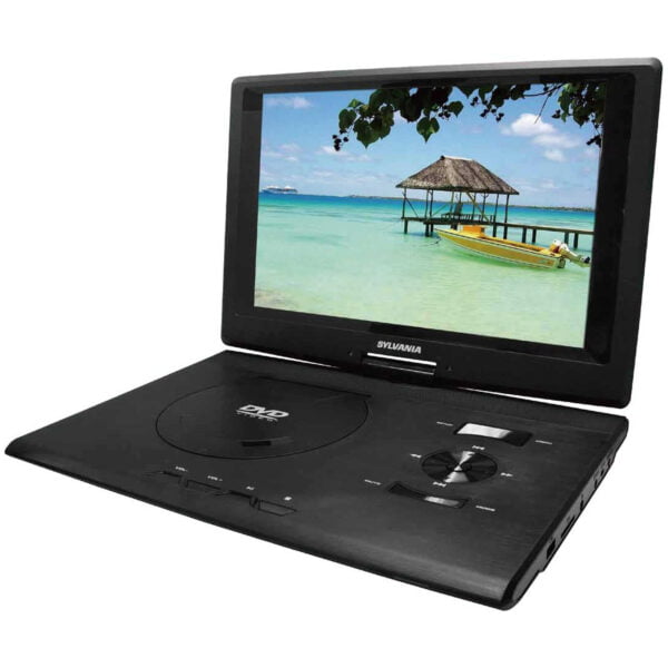 13.9 Inch HD TV Portable DVD Player 800x480 Resolution 16/9 LCD Screen - Black