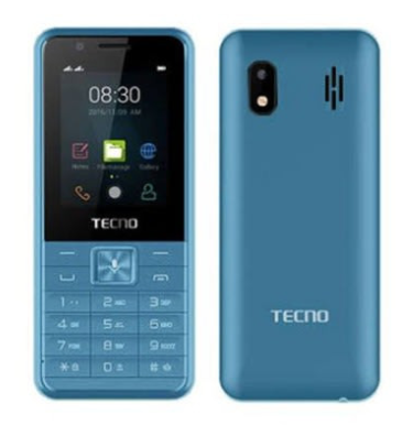 Tecno T350, Rear Camera, Wireless FM, 1500mah Battery, Flash , Dual Sim Phone - Black & Blue