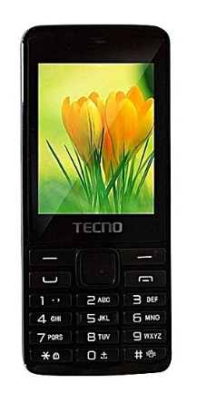 Original Tecno 401 - 2.4-Inch Display, Back camera with Flash, 11500mah battery, Triple Sim card Slot, FM radio, 4MB ROM + 4MB RAM,Bluetooth - Black