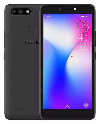 Tecno Pop 2 Power B1P 5.5" 8GB ROM 1GB RAM  8MP + 5MP Camera Fingerprint 4000mAh - Midnight Black