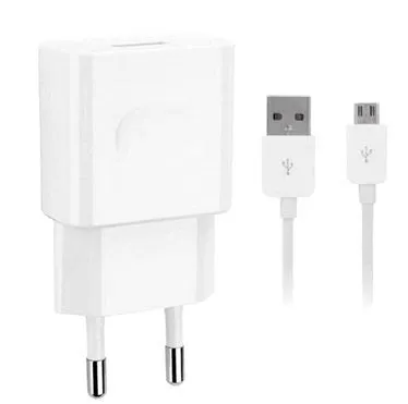 Huawei Hw1000 Wall Charger with Micro USB Cord - White