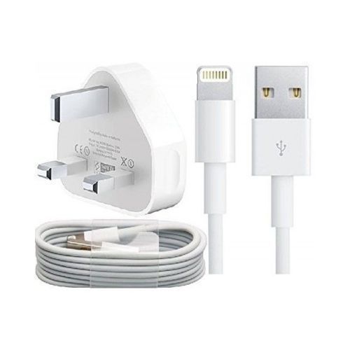 iPhone Charger 5/5S/5C/6/6Plus/7-xs max iPad and iPod - White