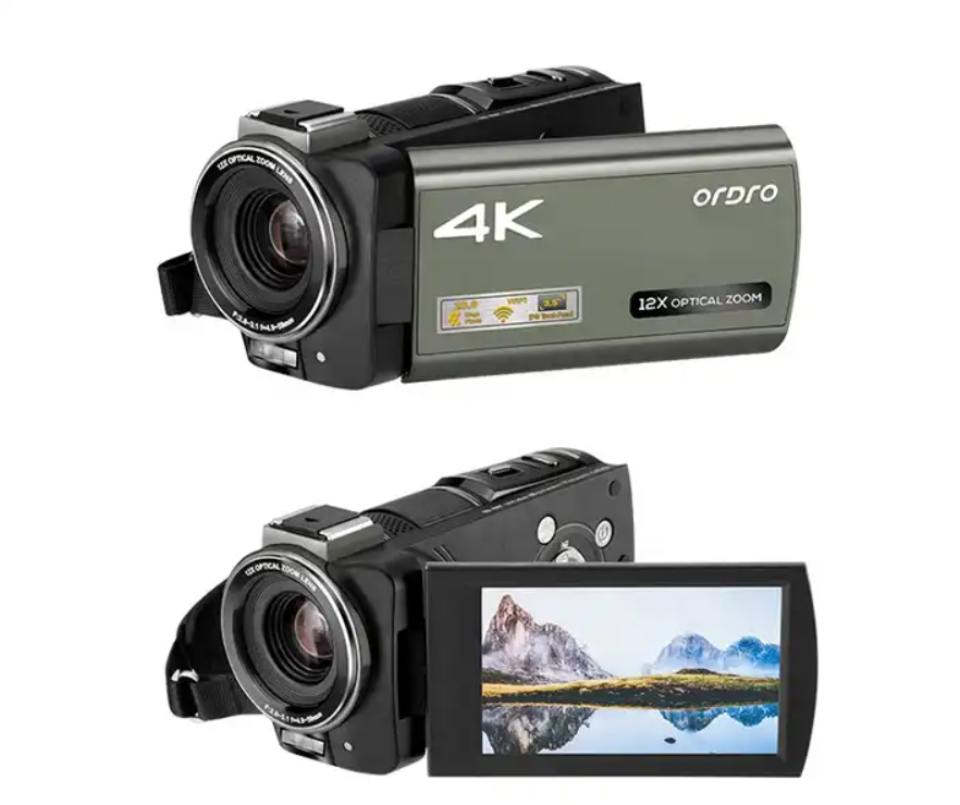 AX60 UHD 4K SONY 5.0MP Optical Video camera 3.5'' IPS Screen Digital cameras For Live Streaming Conference Recording With HDMI