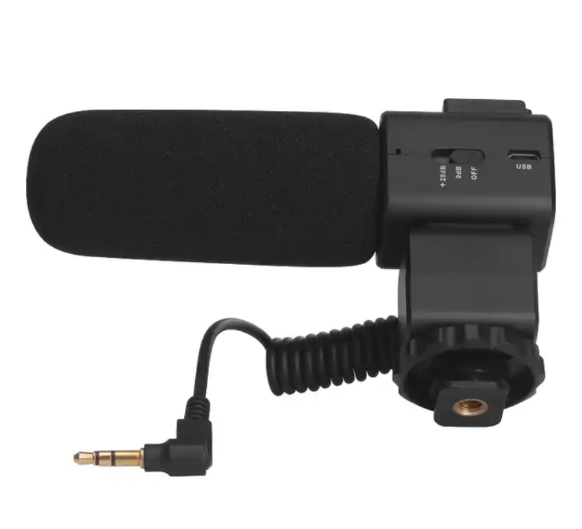 Mic wired microphone Light-weight Camera Microphone Portable Recording Magnetic Wired Video Camera microphone