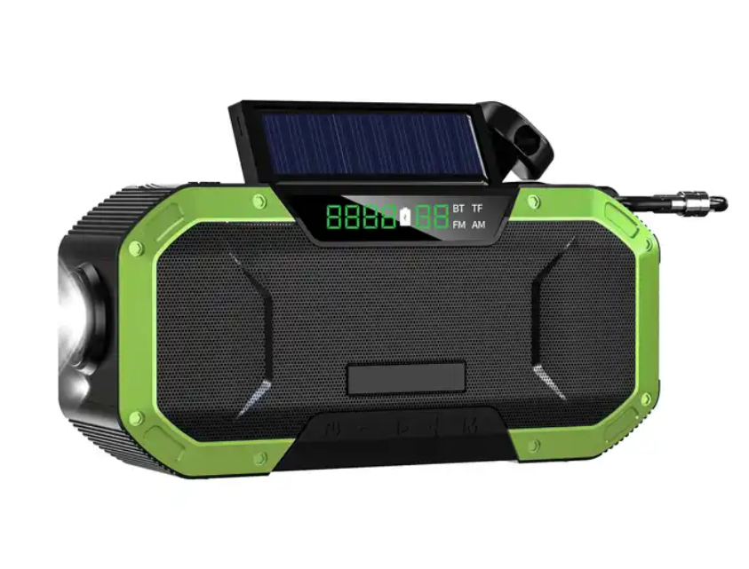 Emergency Weather Band Radio Solar Rechargeable Portable Radio