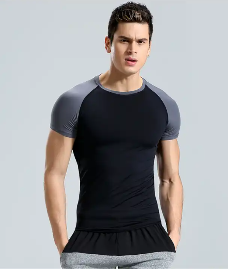 Men Quick Dry Running T-shirts Running Shirts Sports T-shirt