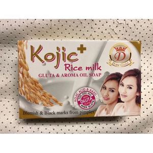 Skin Lightening Soap With Rice Milk Kojic+ Gluta & Aroma Oil 160g