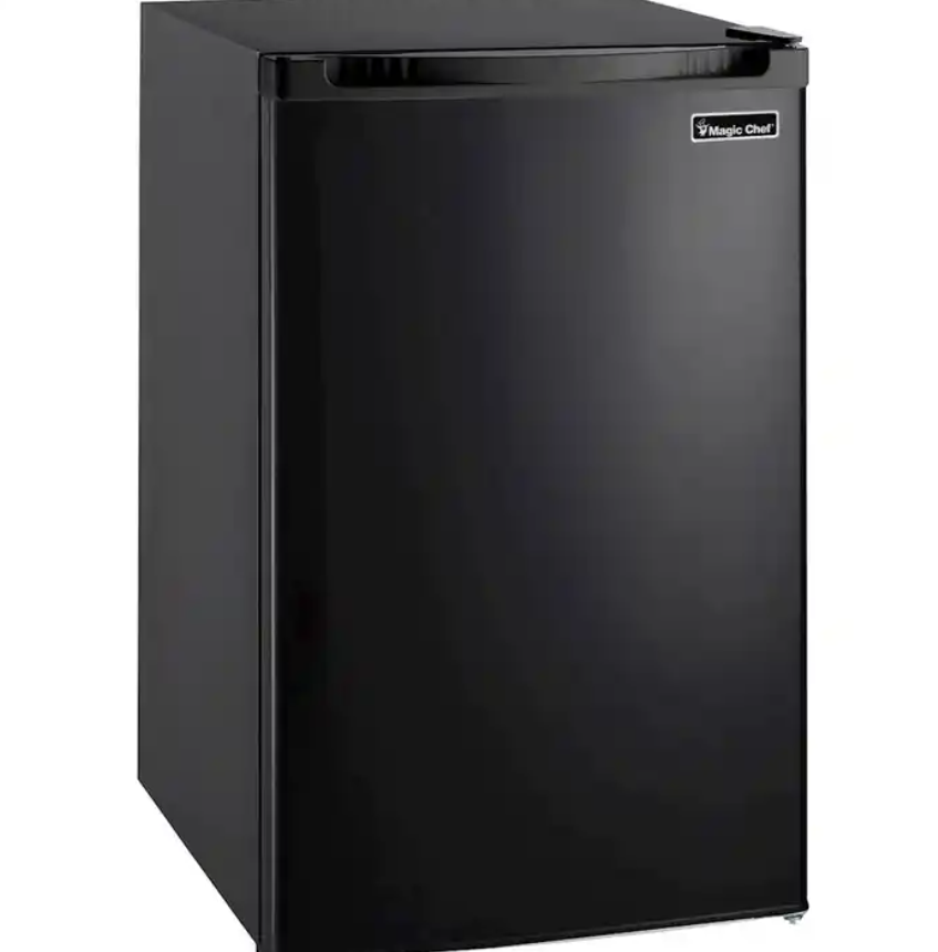 Mini Bar Fridge Single Door 108L Refrigerator,  household and hotel use cooling and freezing BCD-108 black color A+++ class