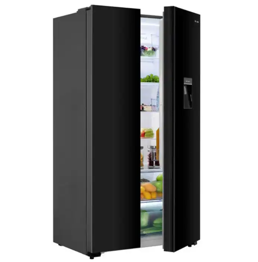 Big Capacity Home Double Door Side By Side Refrigerator Wind Cooled With Water Dispenser Energy saving ,570L