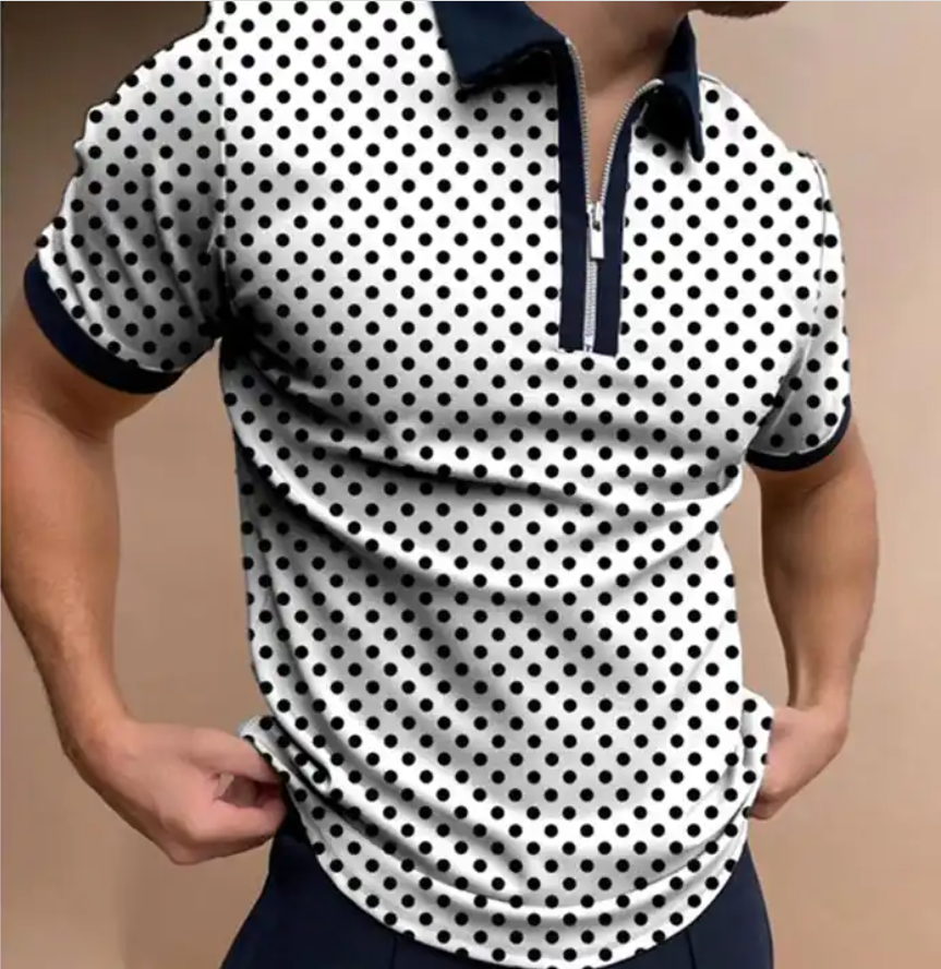 Polo Shirt Men's Casual Plus Size Short Sleeve Top T-shirt