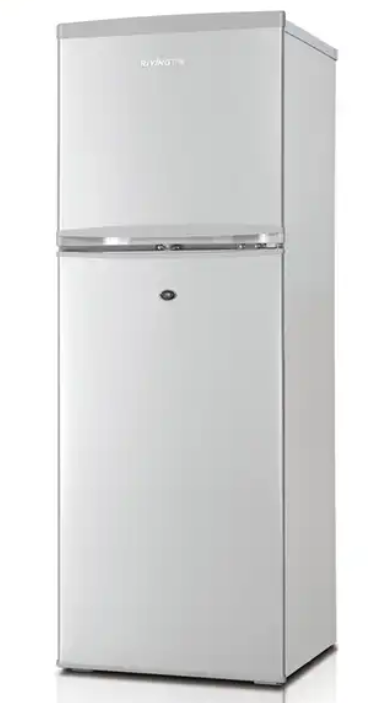 BCD-138 Double Door and Top Freezer Household Refrigerator