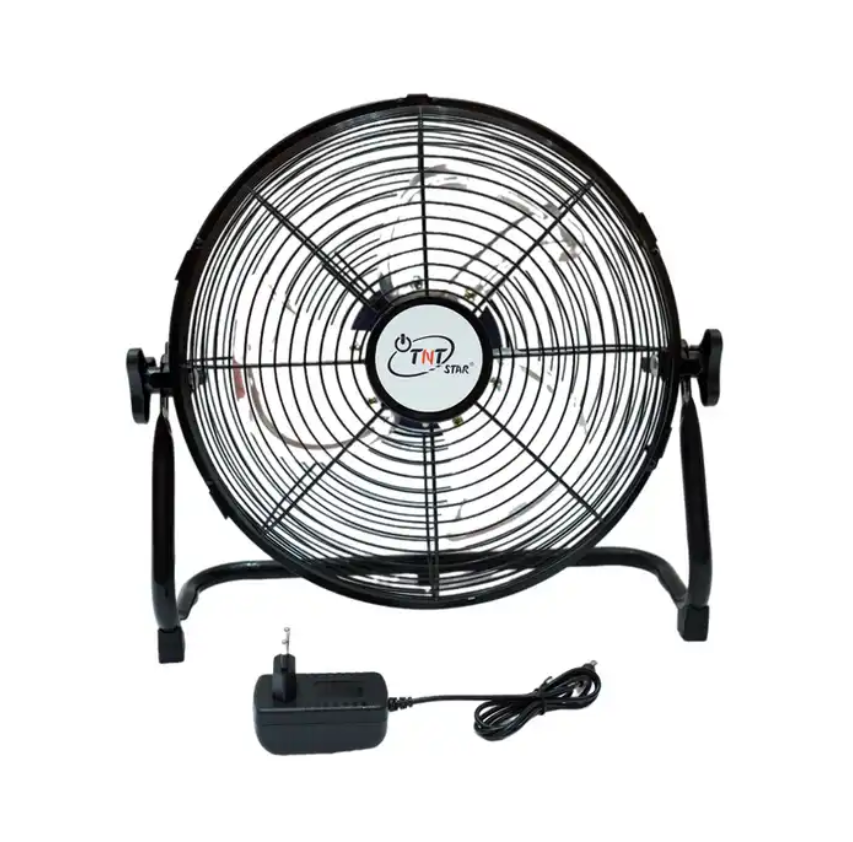 TNTSTAR TNT-12A 12 inch rechargeable storage floor fan frequency conversion battery floor fan