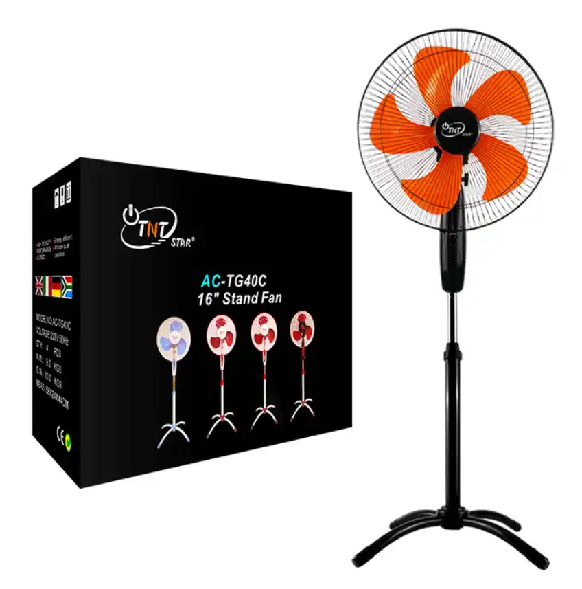 TNTSTAR AC-TG40C floor standing fan and cooler fan stand electric ac 220v home 5 blade 16 inch