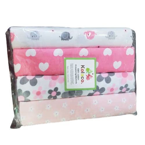 4Pack Baby Bed Sheets - Multicolour