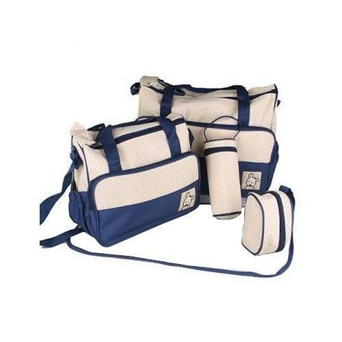 5 Piece Diaper Bag - Navy Blue