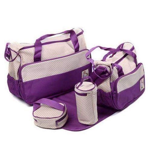 4 in 1 Fashion Baby Storage Bag - Purple