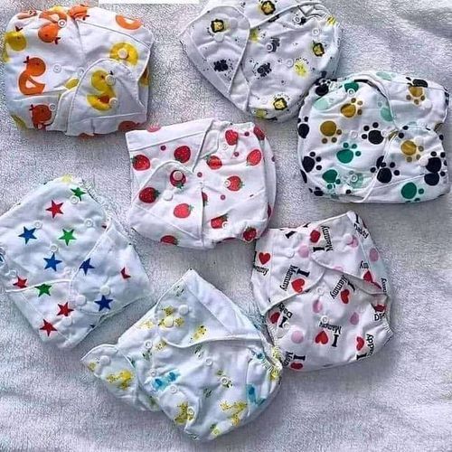 Reusable/Washable Baby Diapers - Multicolor