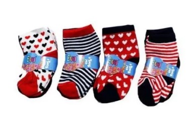 4Pack Of Baby Kids Socks - Multicolor