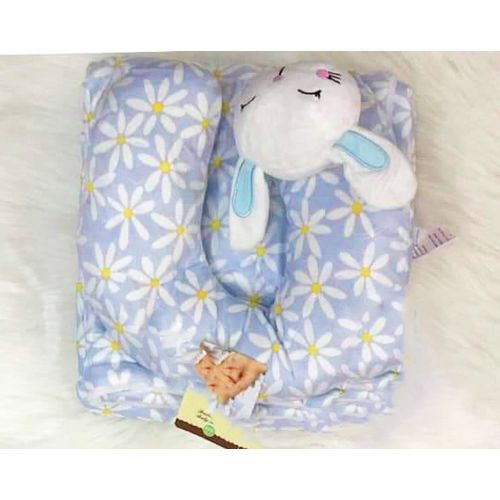 Baby Receiver With Feeding Pillow- Blue