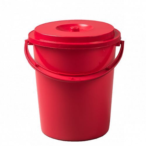 10L Plastic Bucket - Red