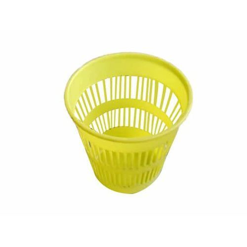 Plastic Waste Paper Basket-Lemon Green