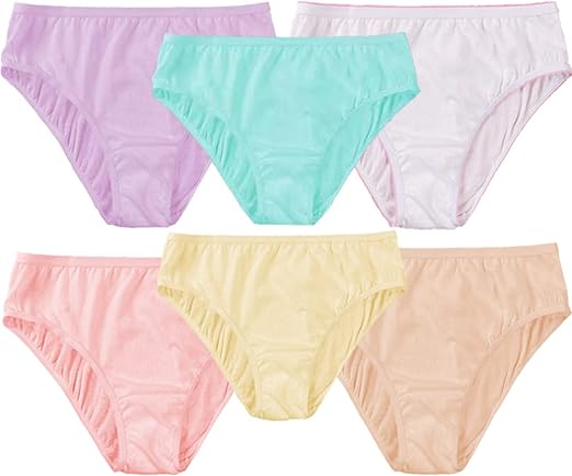 6 Pieces Disposable Knickers - Multi-Color