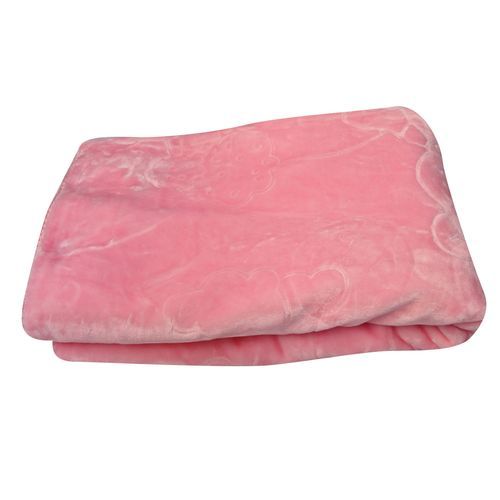 Baby Soft Thick Layer Swaddle Receiving Blanket - Pink