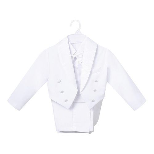 Boy's Classy 5 Piece Suit - White