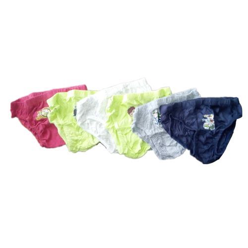 6 Pack of Boys' Cotton Underwear Panties - Multi-color